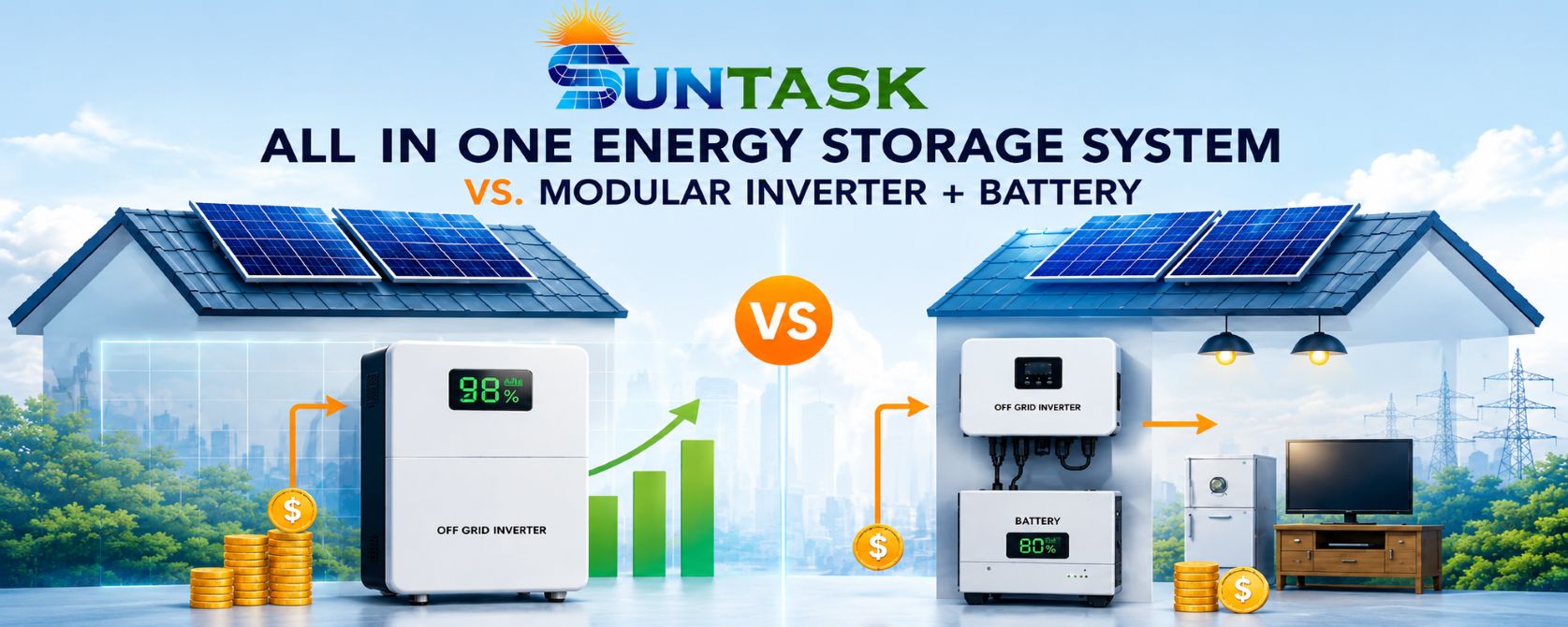 Off-grid inverter monitoring hero graphic